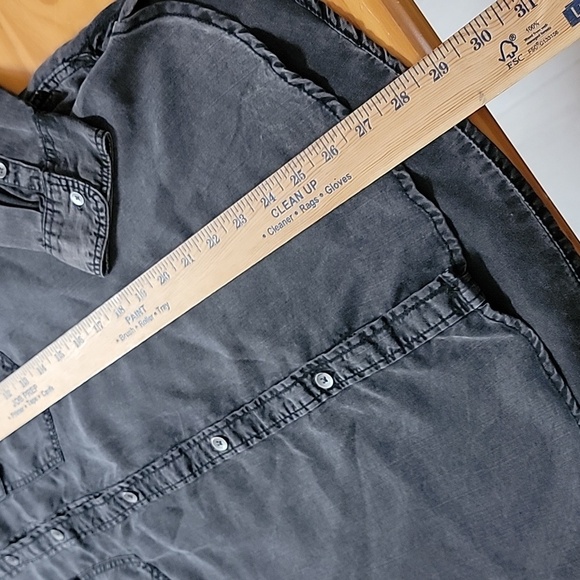 American Eagle Outfitters Black Button Down Shirt - Picture 5 of 9